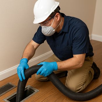 Air duct cleaning in Dewitt